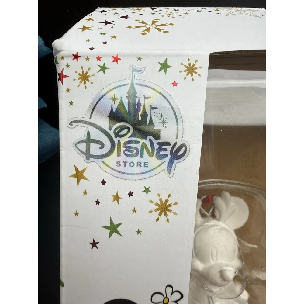 Disney Store Mickey and Minnie Mouse Christmas Ornament Paint Kit Set New In Box